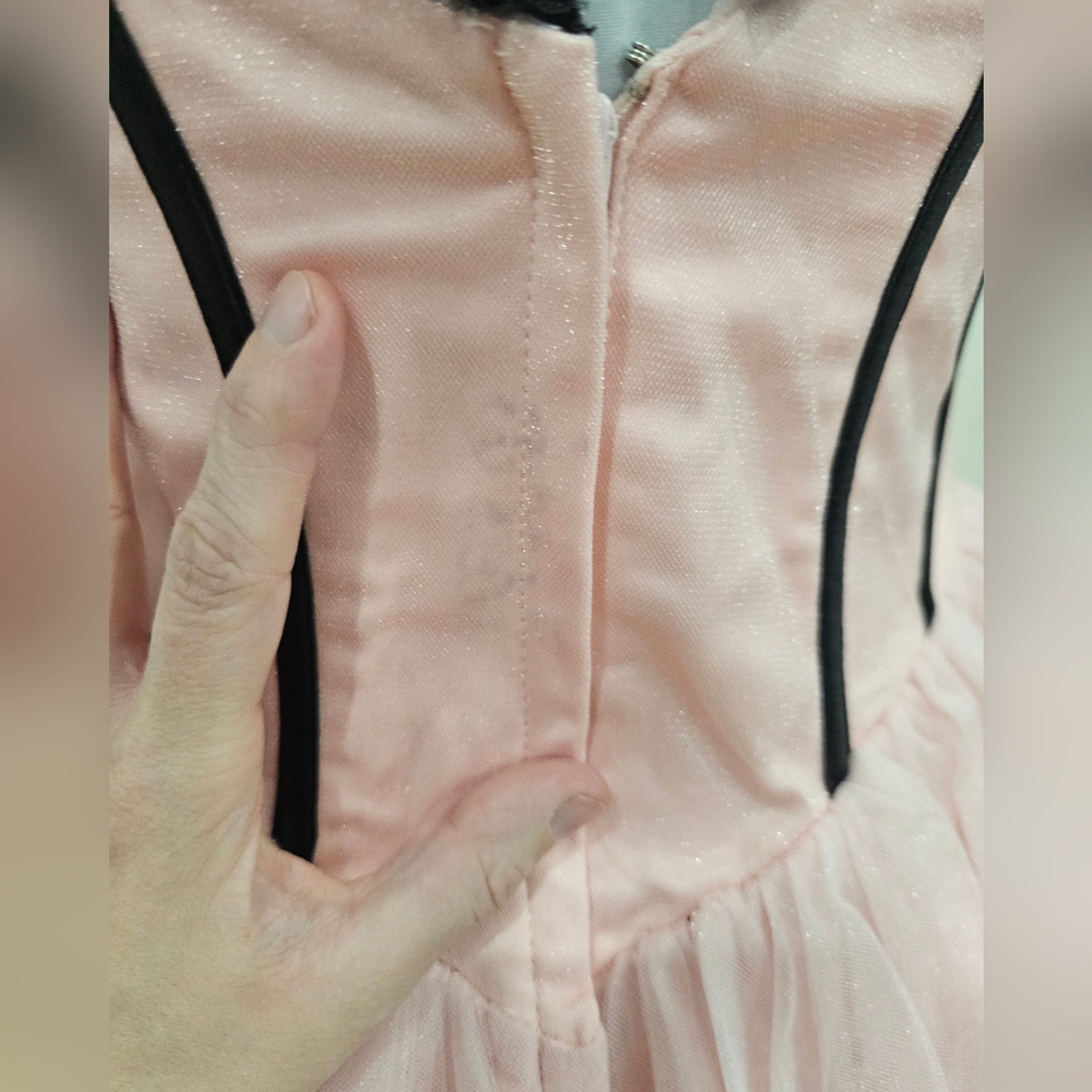 Dolls Kill Unholy Pastel Goth Pink Black Lace The Night Of Corset Tutu Dress S - Picture 11 of 12